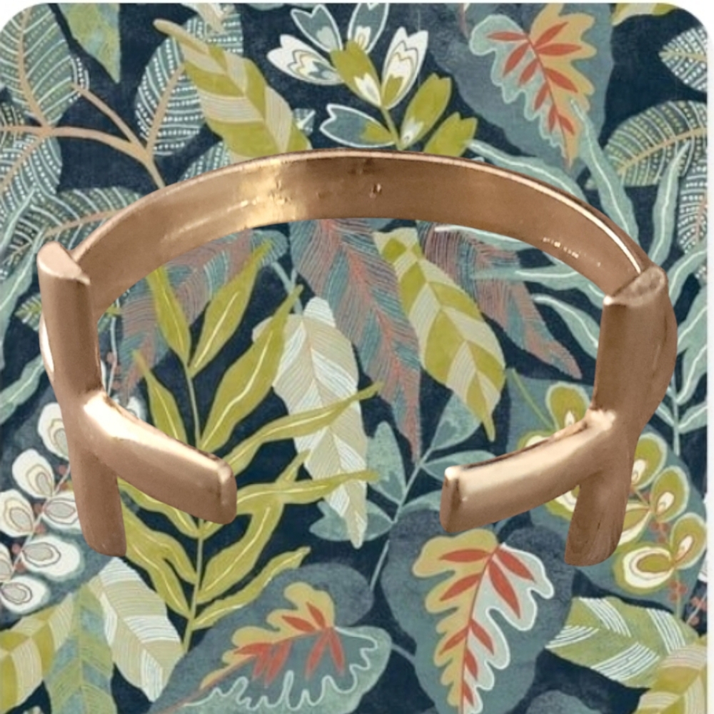 So Good Fashion Statement Gold Cuff Bracelet